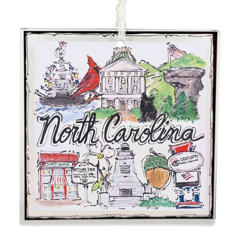 State of NC Acrylic Ornament